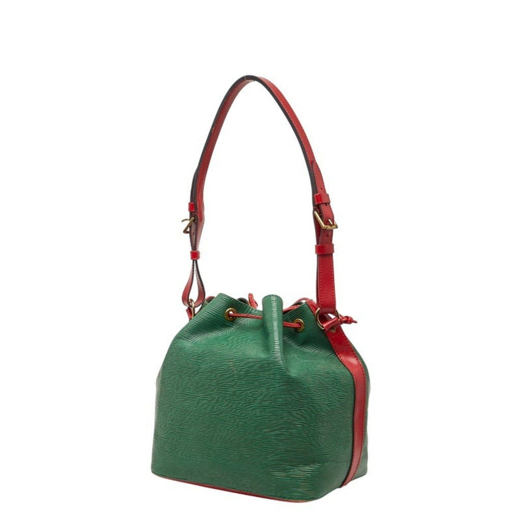 Louis Vuitton Green Red Color Leather Shoulder Bag