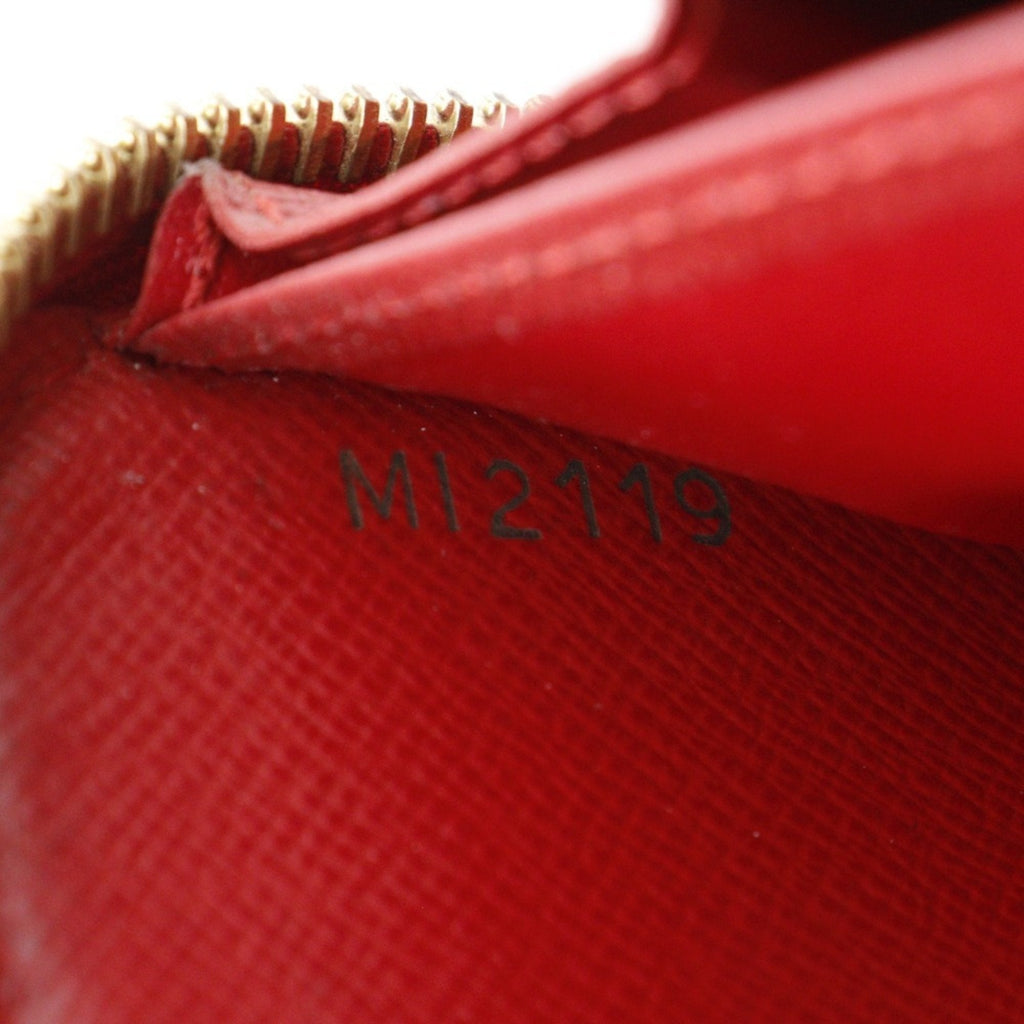 Louis Vuitton Monogram Brown Cerise Red Color Monogram Long Wallet