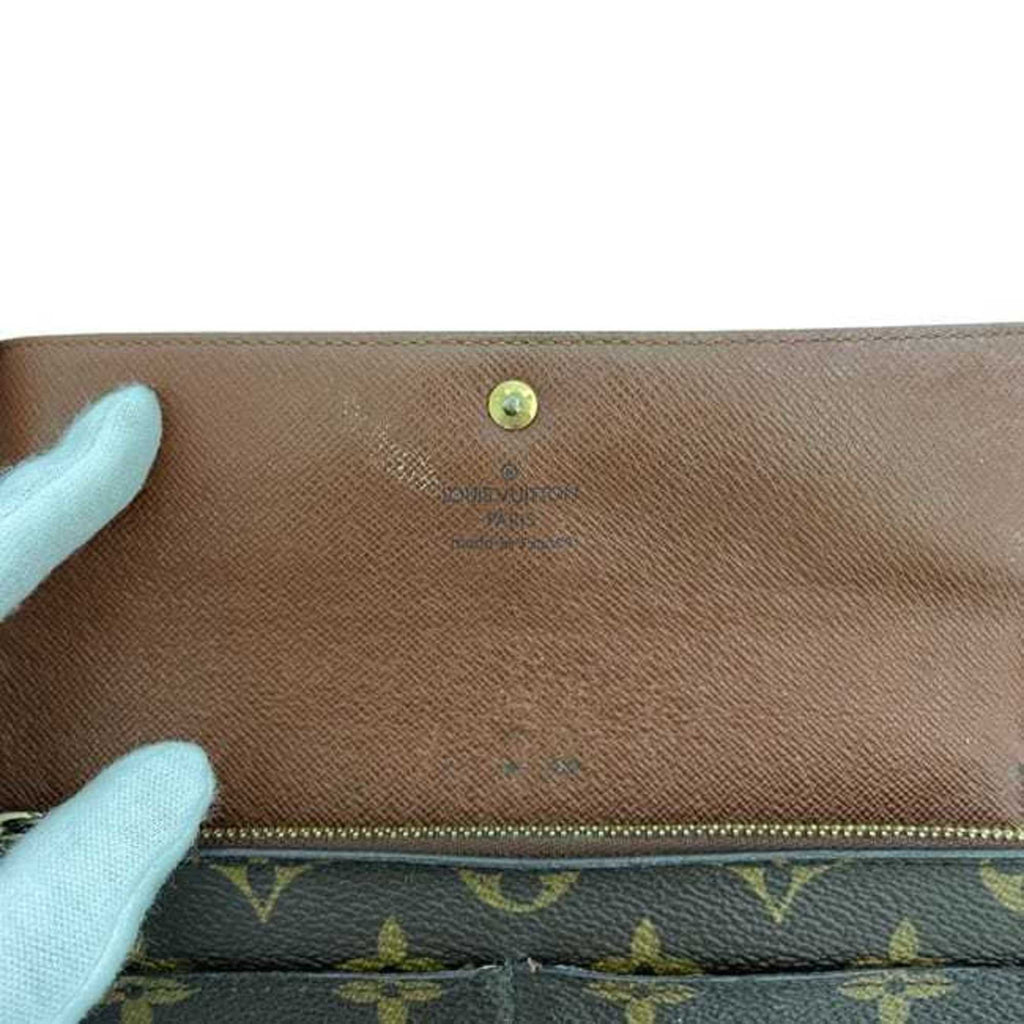 Louis Vuitton Brown Monogram Monogram Long Wallet