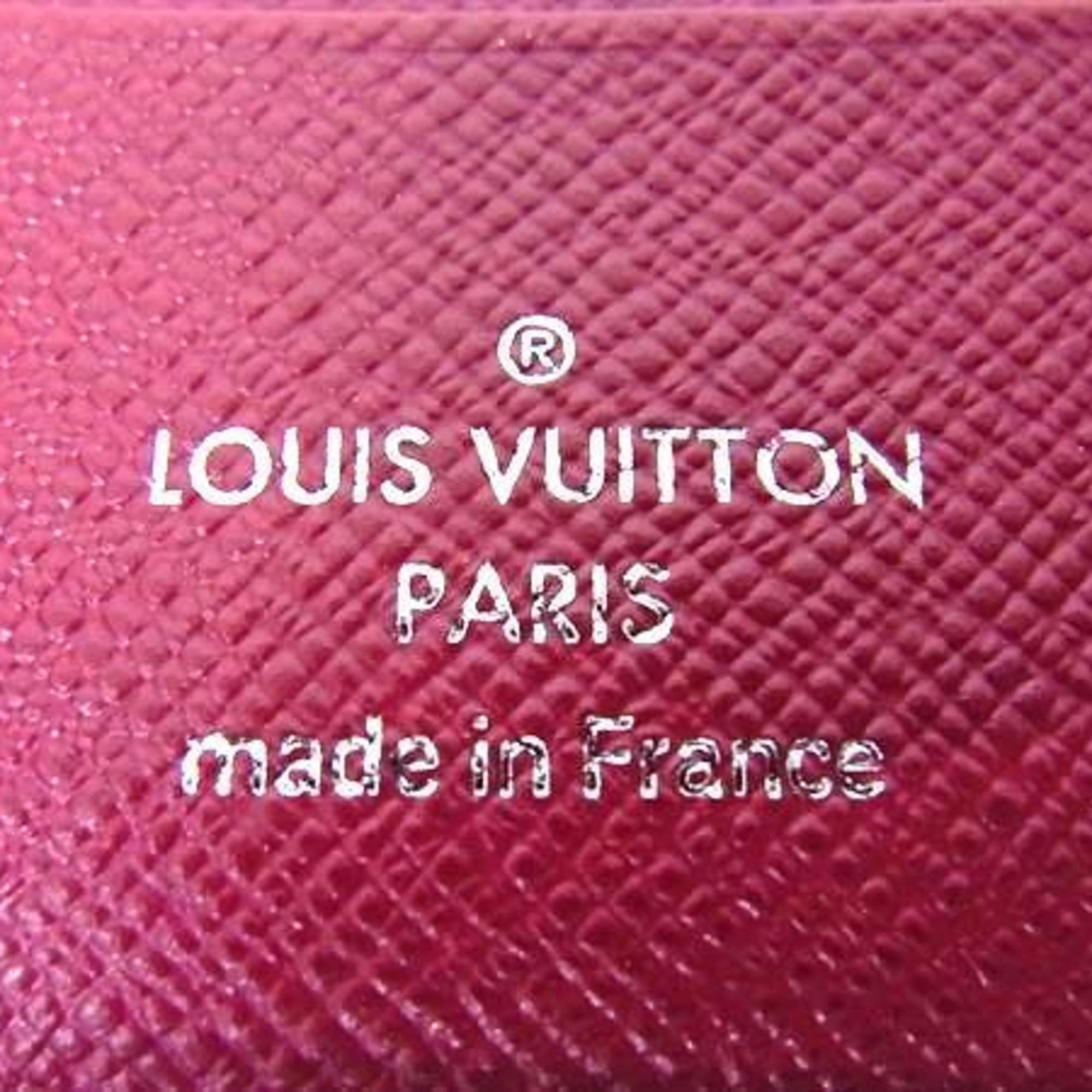 Louis Vuitton Fuchsia Red Color Epi Leather Card Wallet