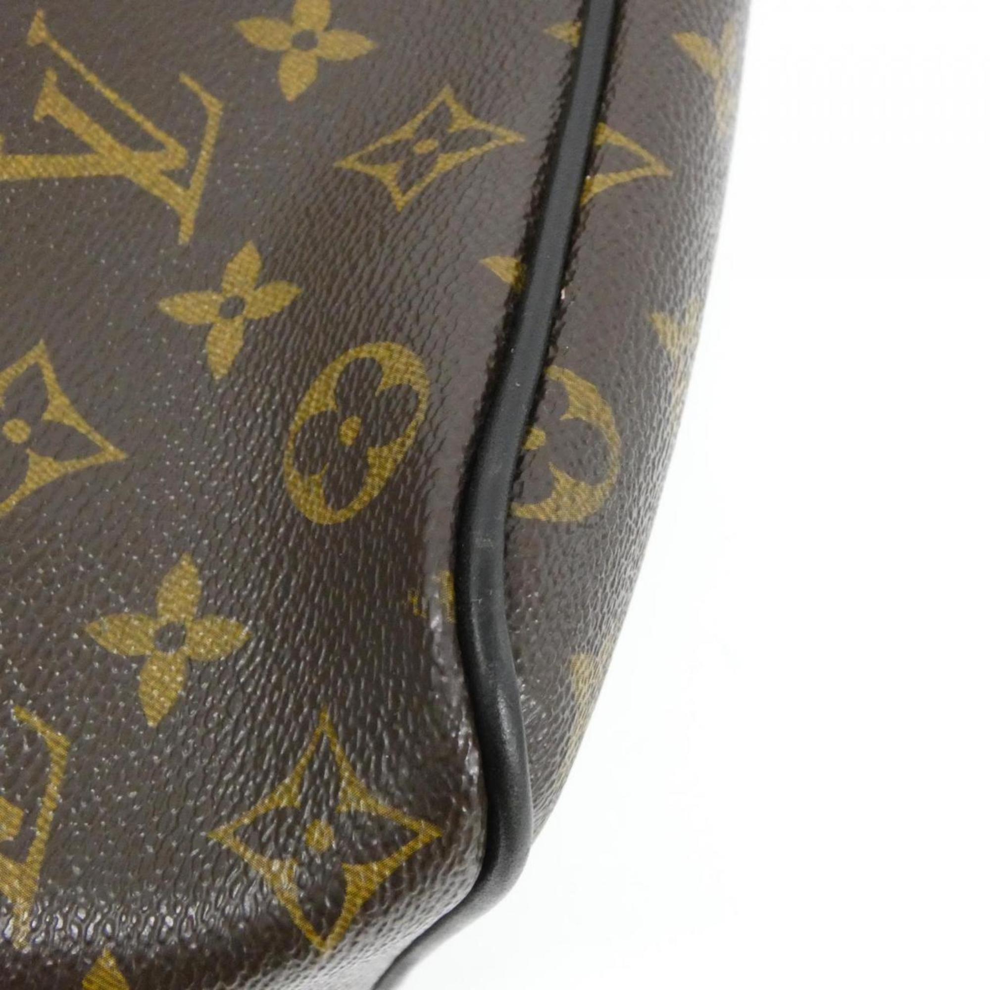 Louis Vuitton Brown Coated Canvas Backpack