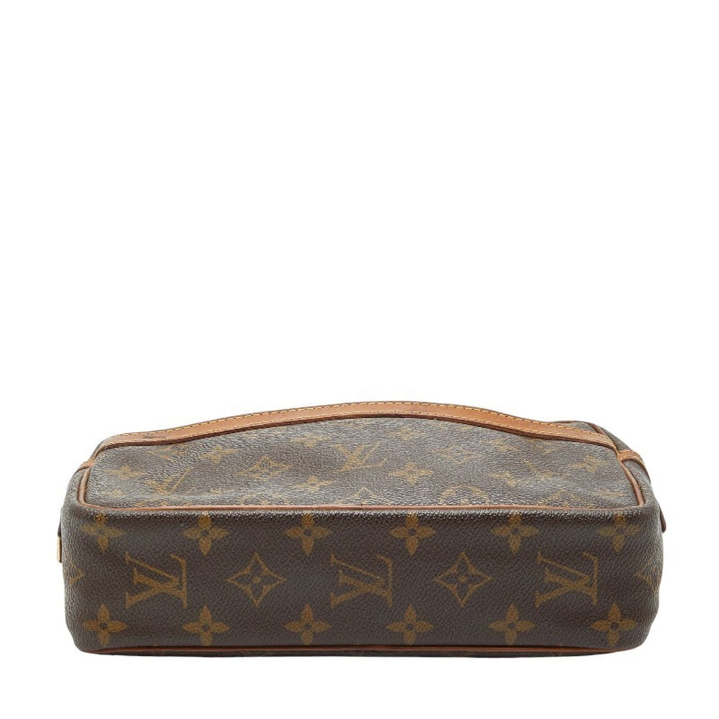 Louis Vuitton Brown Pvc Leather Briefcase