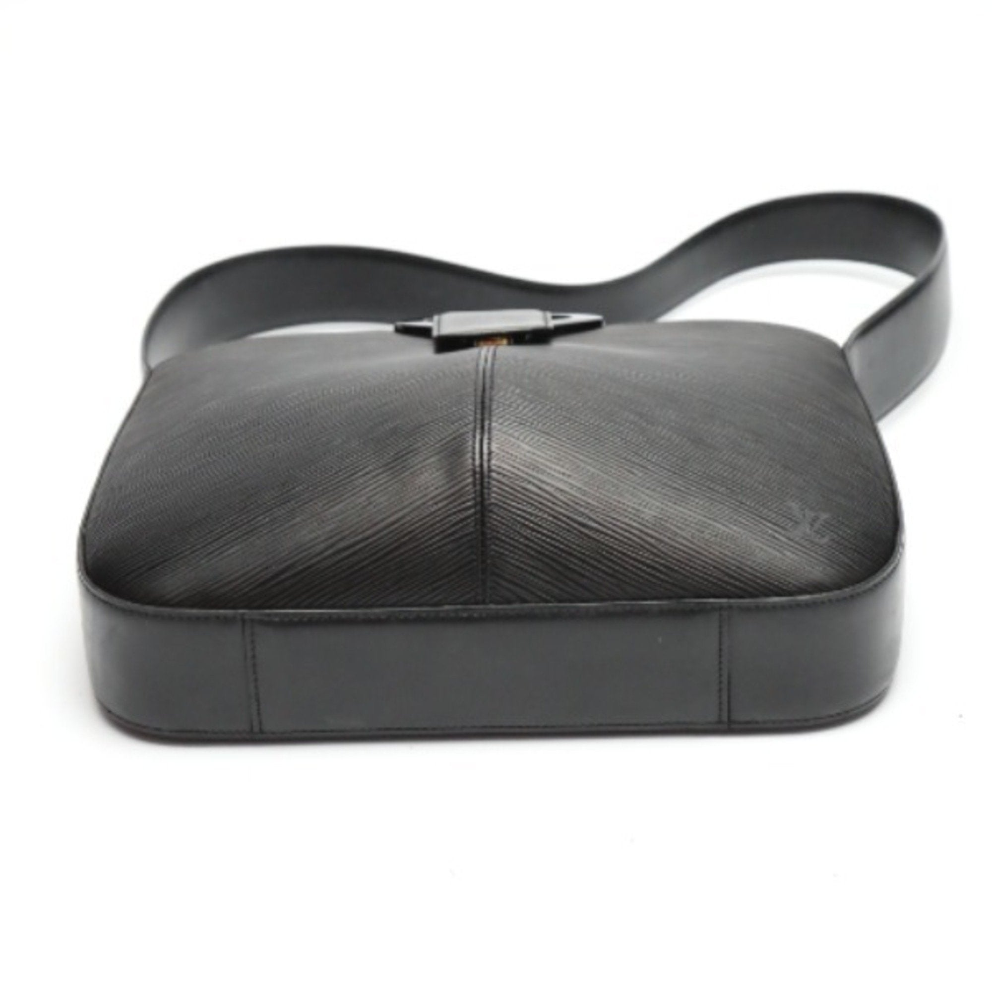 Louis Vuitton Black Noir Epi Leather Handbag