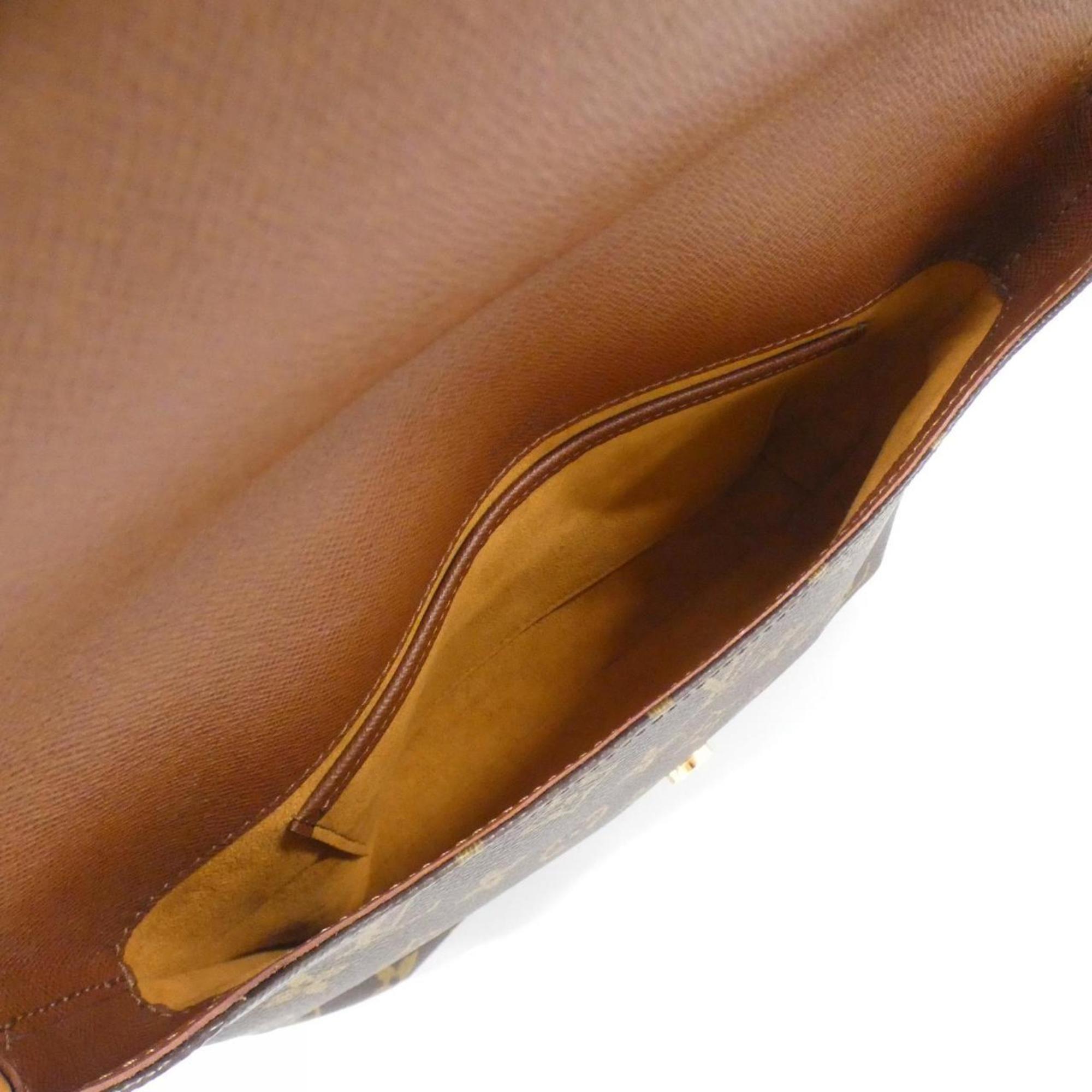 Louis Vuitton Marron Coated Canvas Shoulder Bag