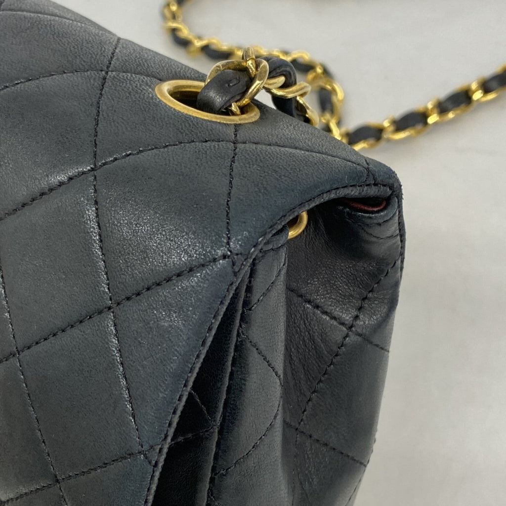 Chanel Black Leather Shoulder Bag