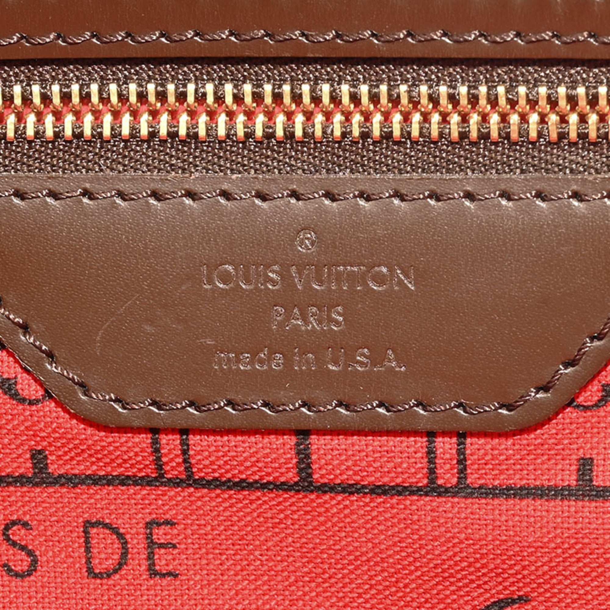 Louis Vuitton Damier Canvas Ebene Canvas Damier Canvas Tote Bag