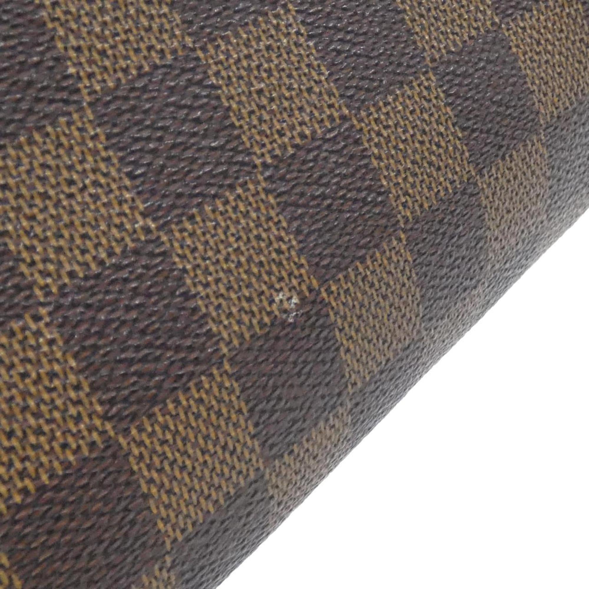 Louis Vuitton Brown Coated Canvas Shoulder Bag