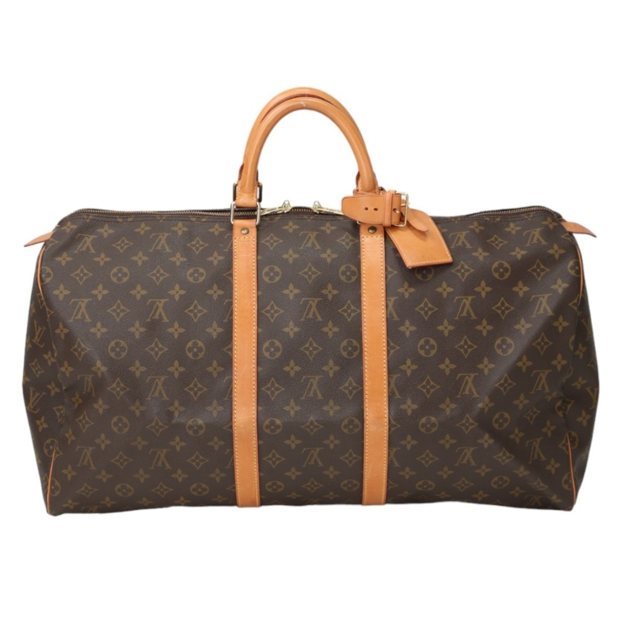 Louis Vuitton Brown Monogram Canvas Boston Bag