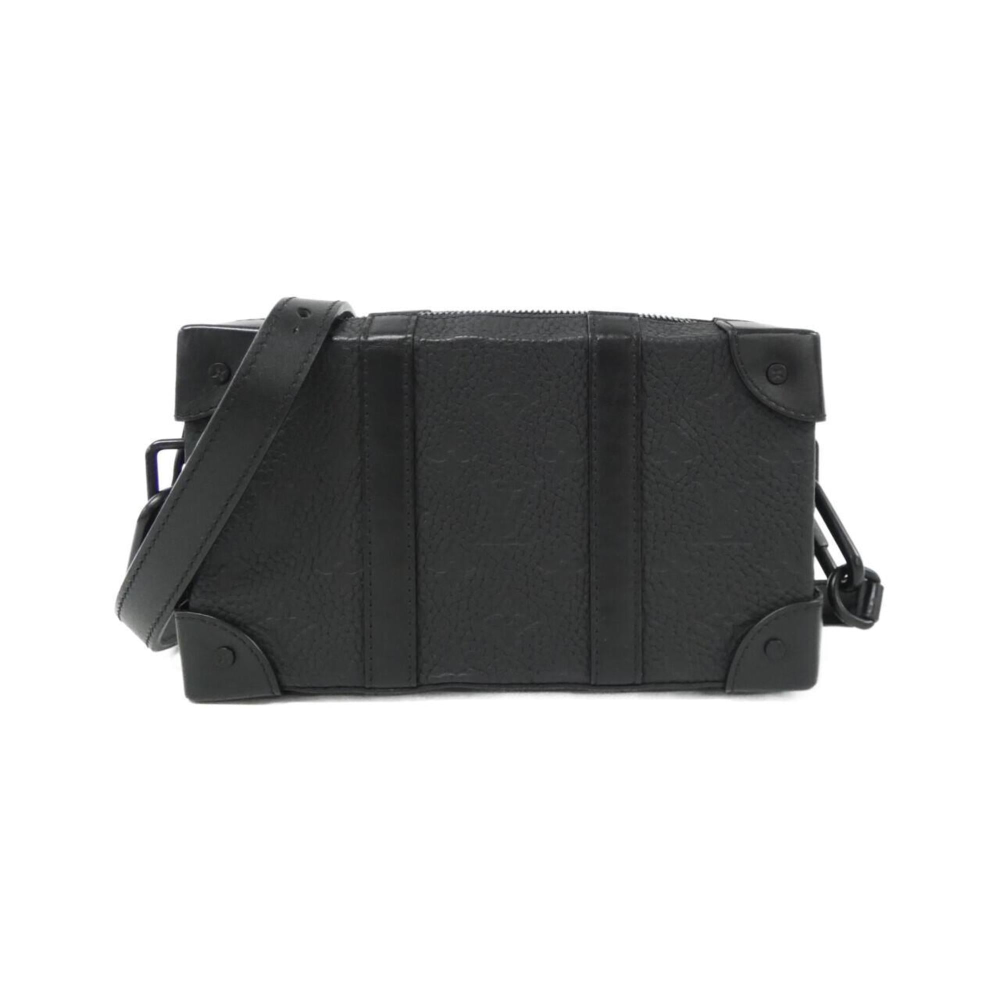 Louis Vuitton Black Leather Shoulder Bag