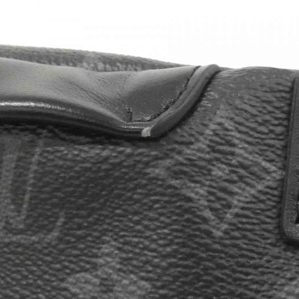 Louis Vuitton Black Coated Canvas Shoulder Bag
