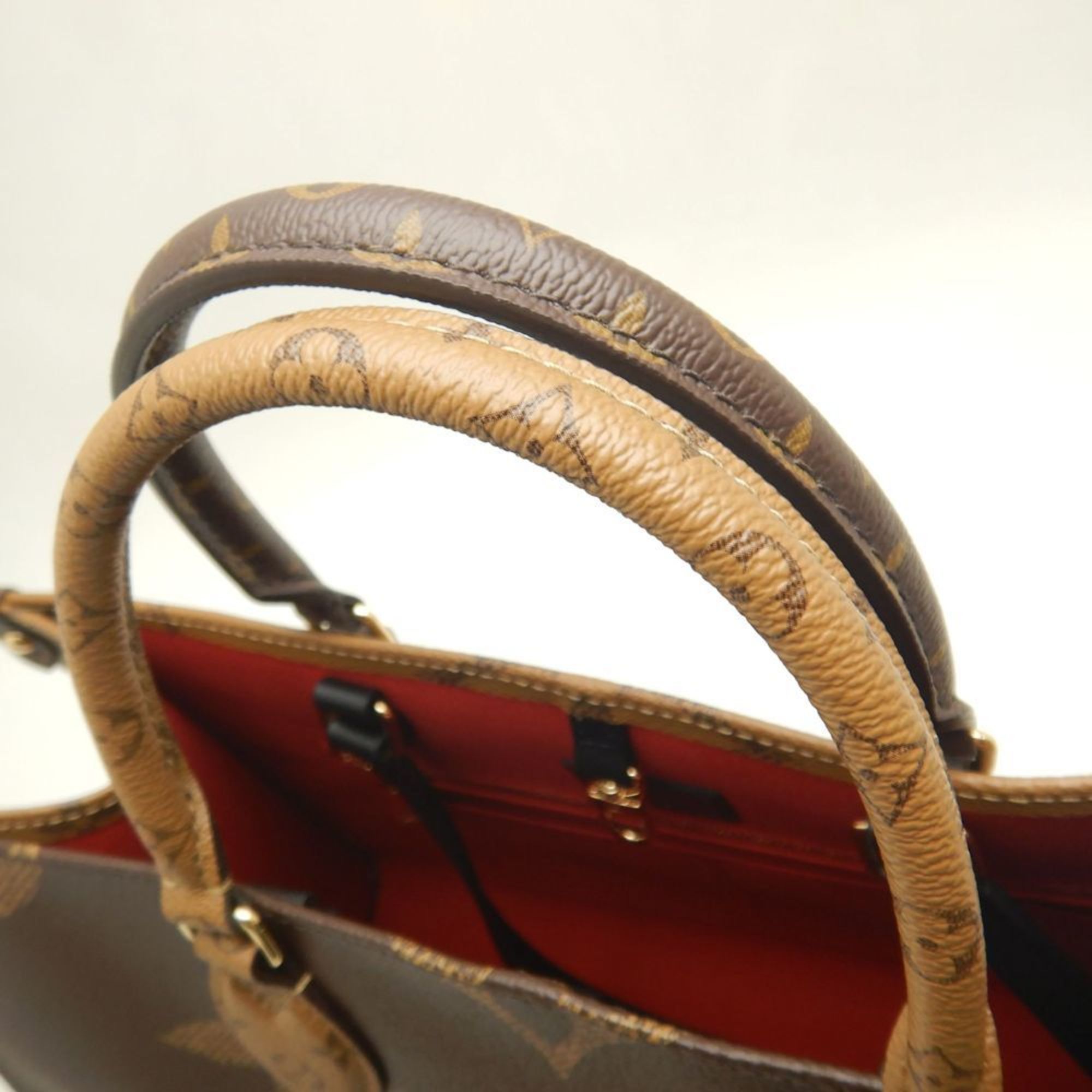 Louis Vuitton Brown Pvc Tote Bag