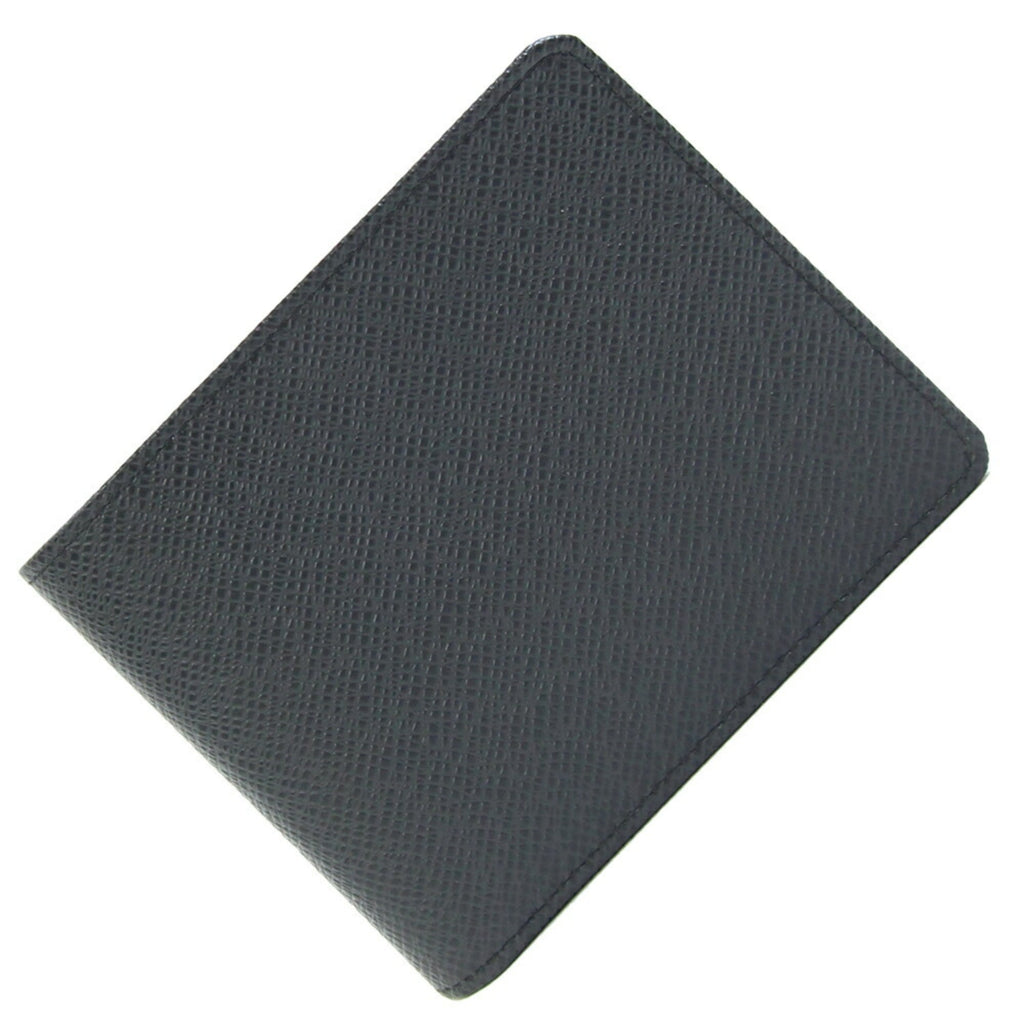 Louis Vuitton Noir Taiga Leather Leather Bill Wallet