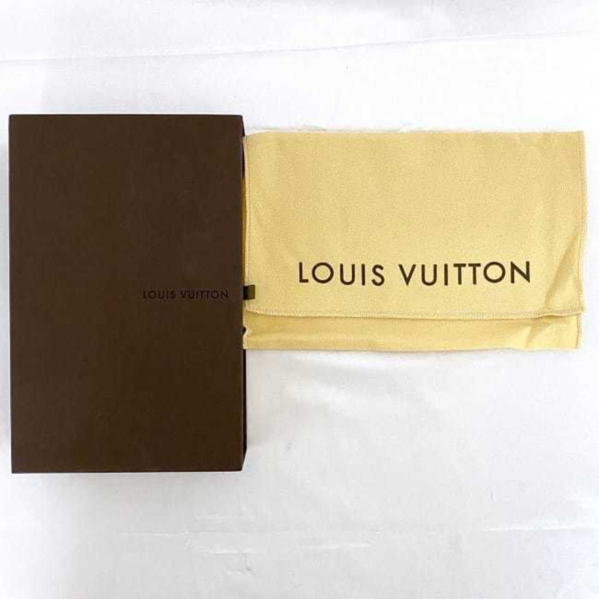 Louis Vuitton Damier Brown Damier Canvas Ebene Damier Canvas Long Wallet