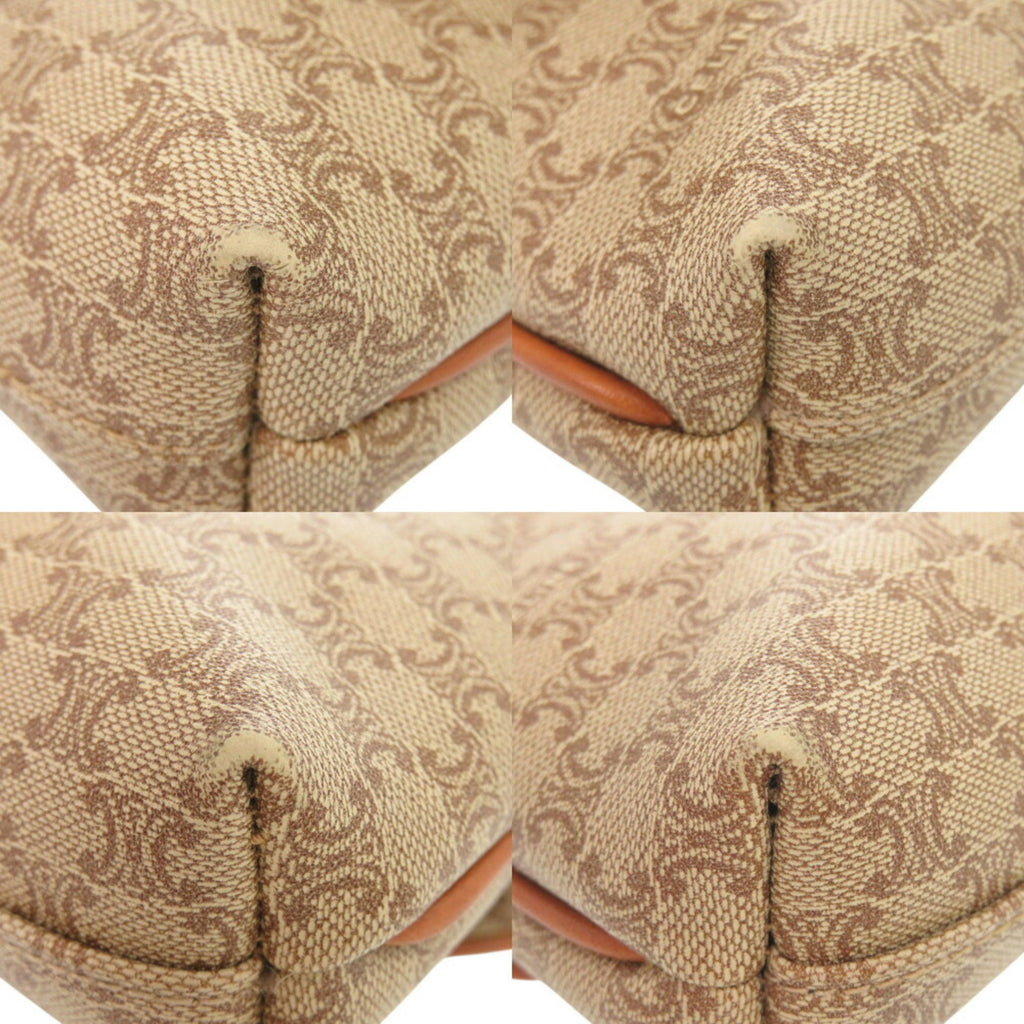 Celine Beige Pvc Leather Shoulder Bag