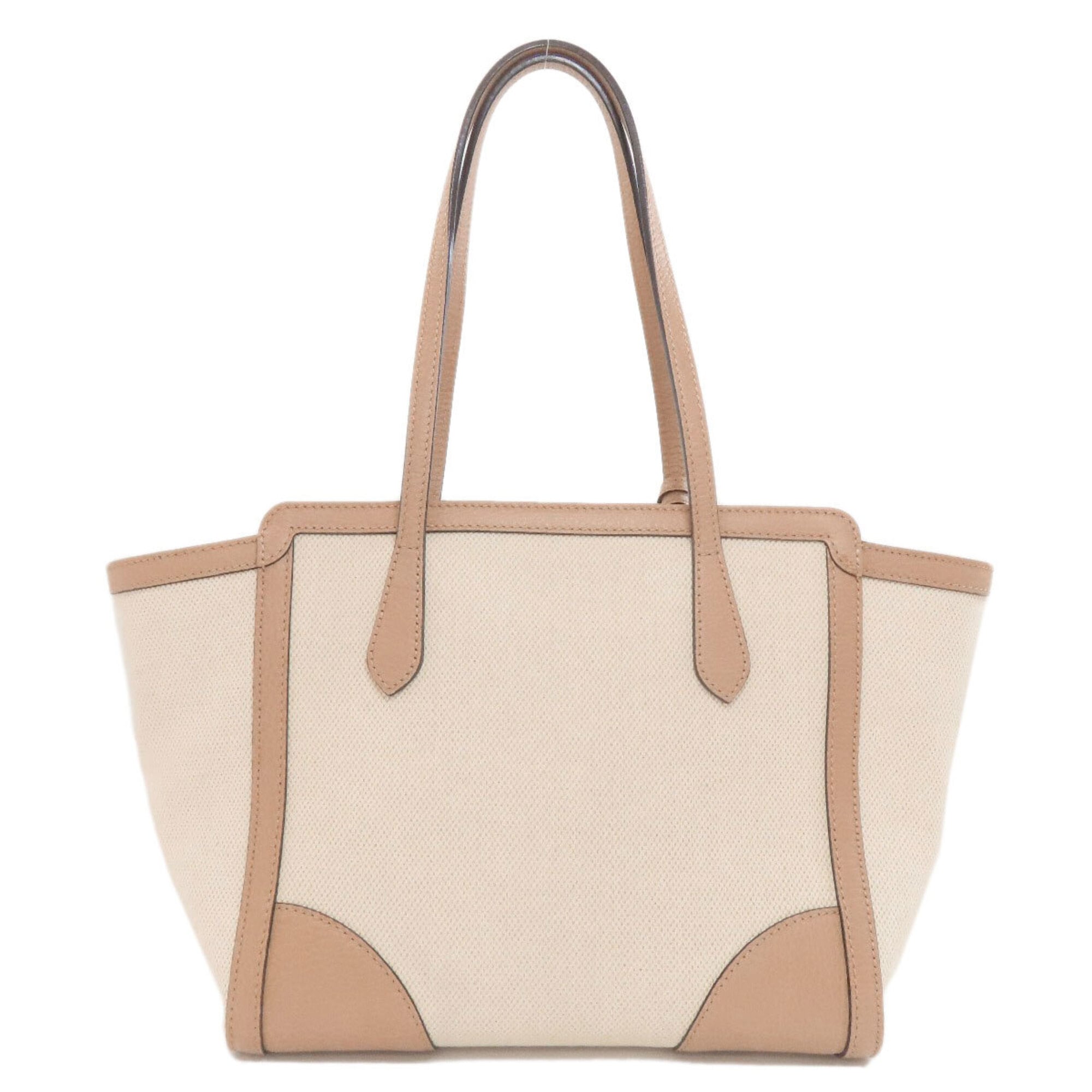 Gucci Beige Canvas Tote Bag (Pre-Owned)