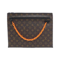 Louis Vuitton Brown Marron Coated Canvas Handbag Pochette