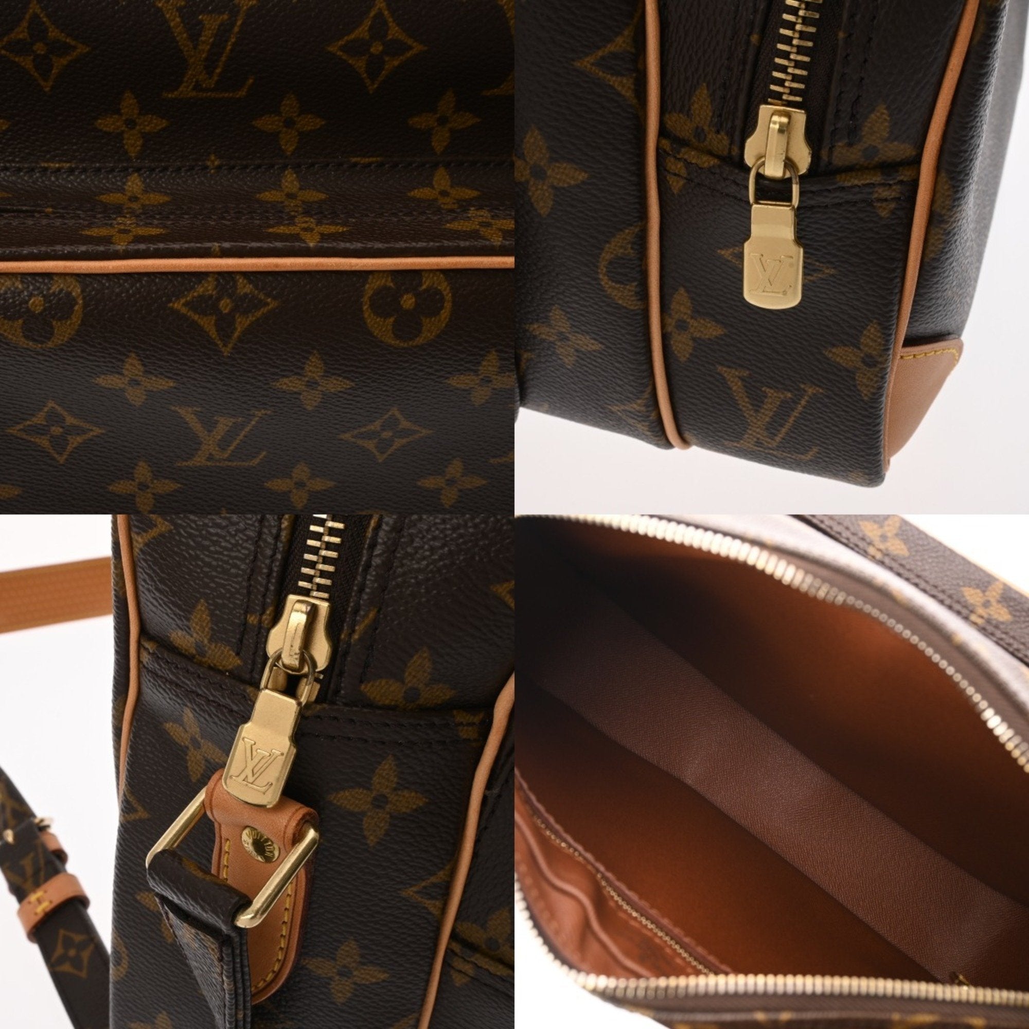 Louis Vuitton Brown Monogram Canvas Shoulder Bag