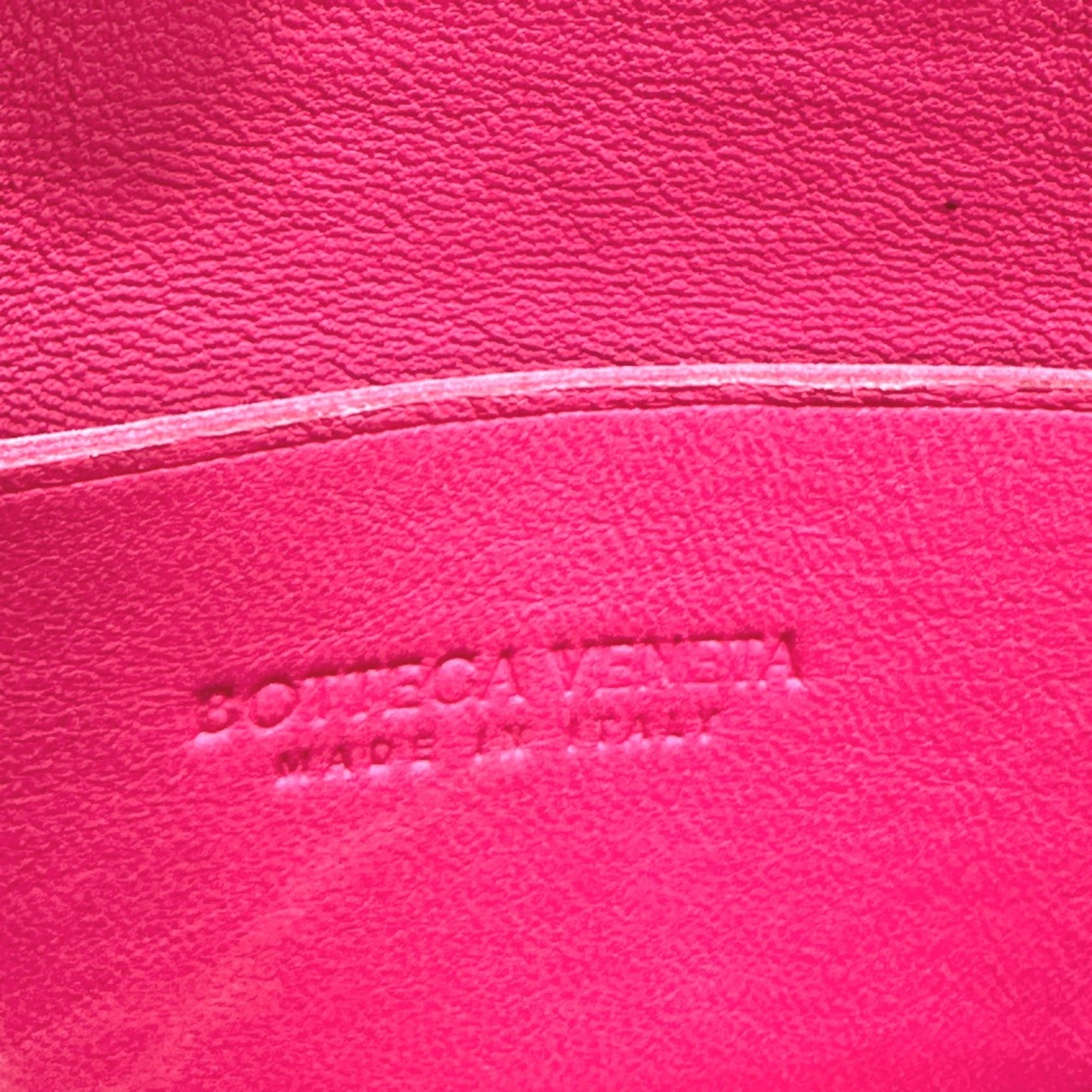 Bottega Veneta Pink Leather Shoulder Bag