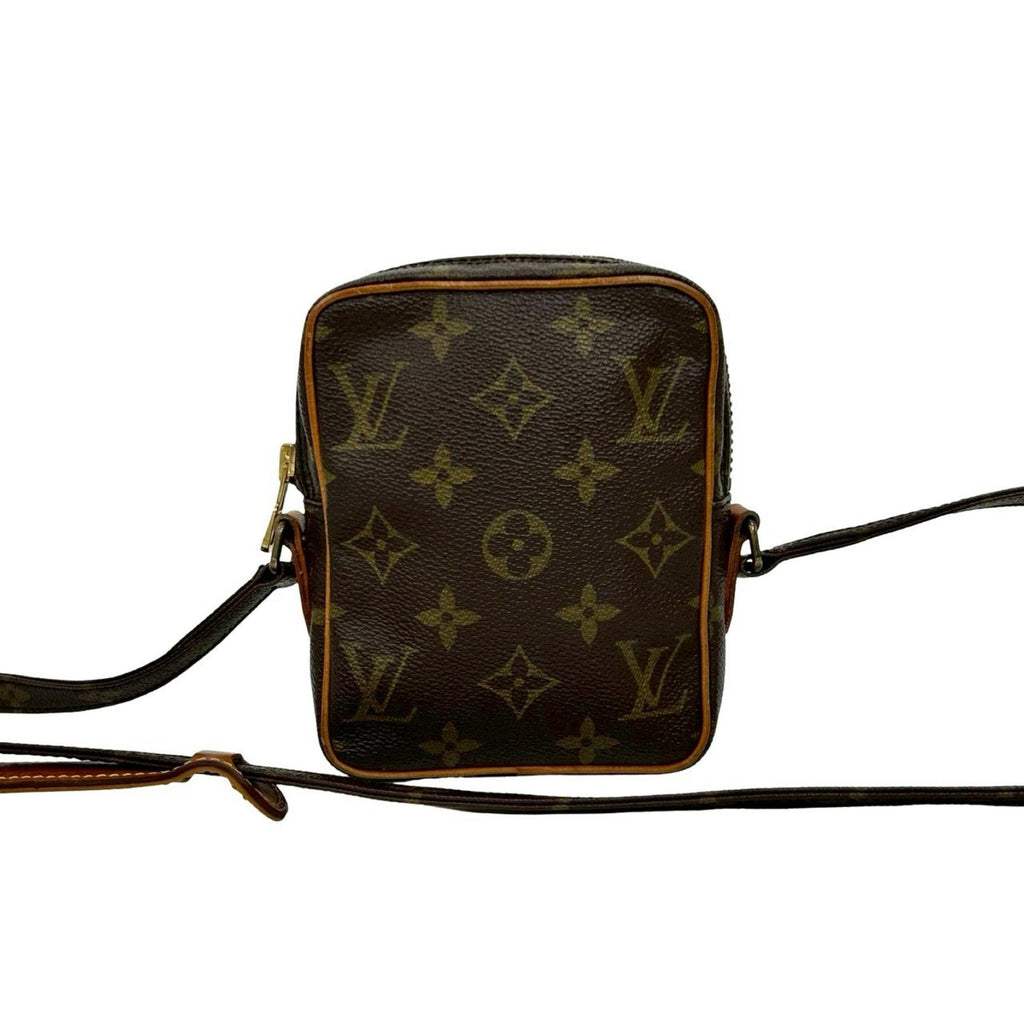Louis Vuitton Brown Leather Pvc Pochette Shoulder Bag