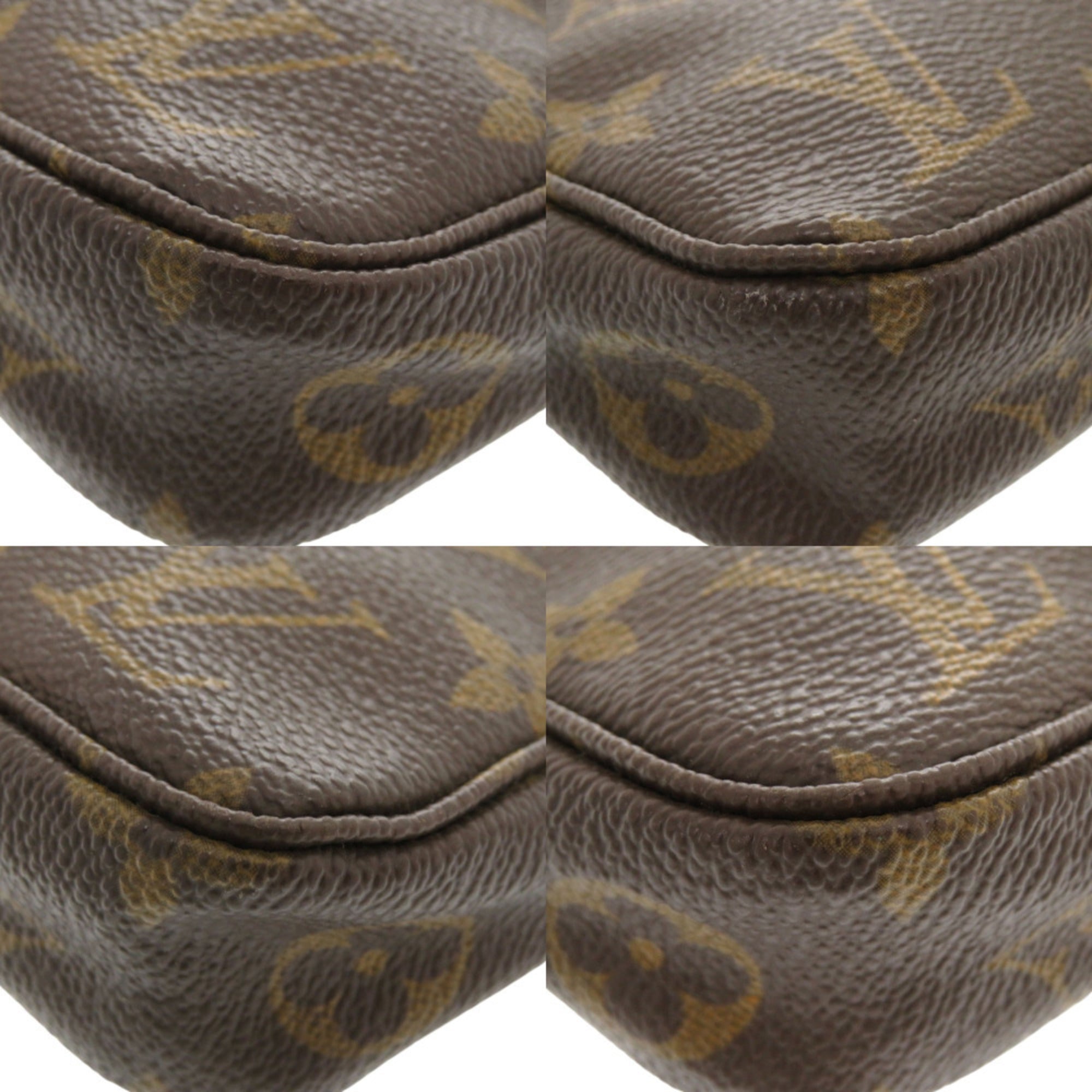 Louis Vuitton Brown Monogram Pochette Pouch