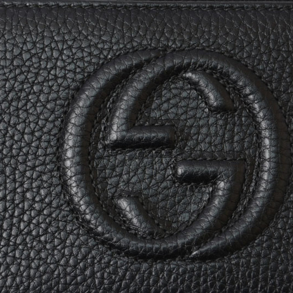 Gucci Black Leather Long Wallet (Bi-Fold) (Pre-Owned)