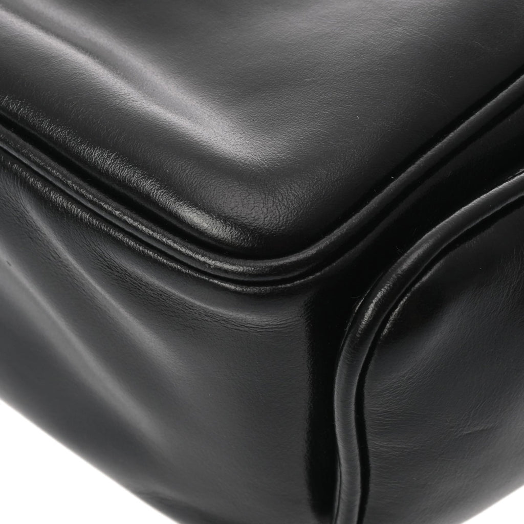 Louis Vuitton Black Leather Shoulder Bag