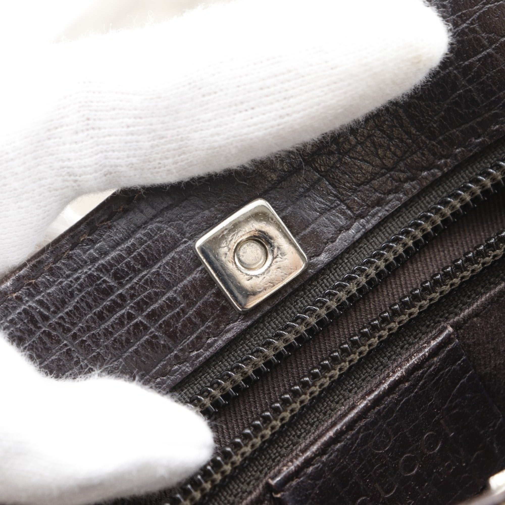 Gucci Brown Gg Supreme Handbag Tote Bag (Pre-Owned)