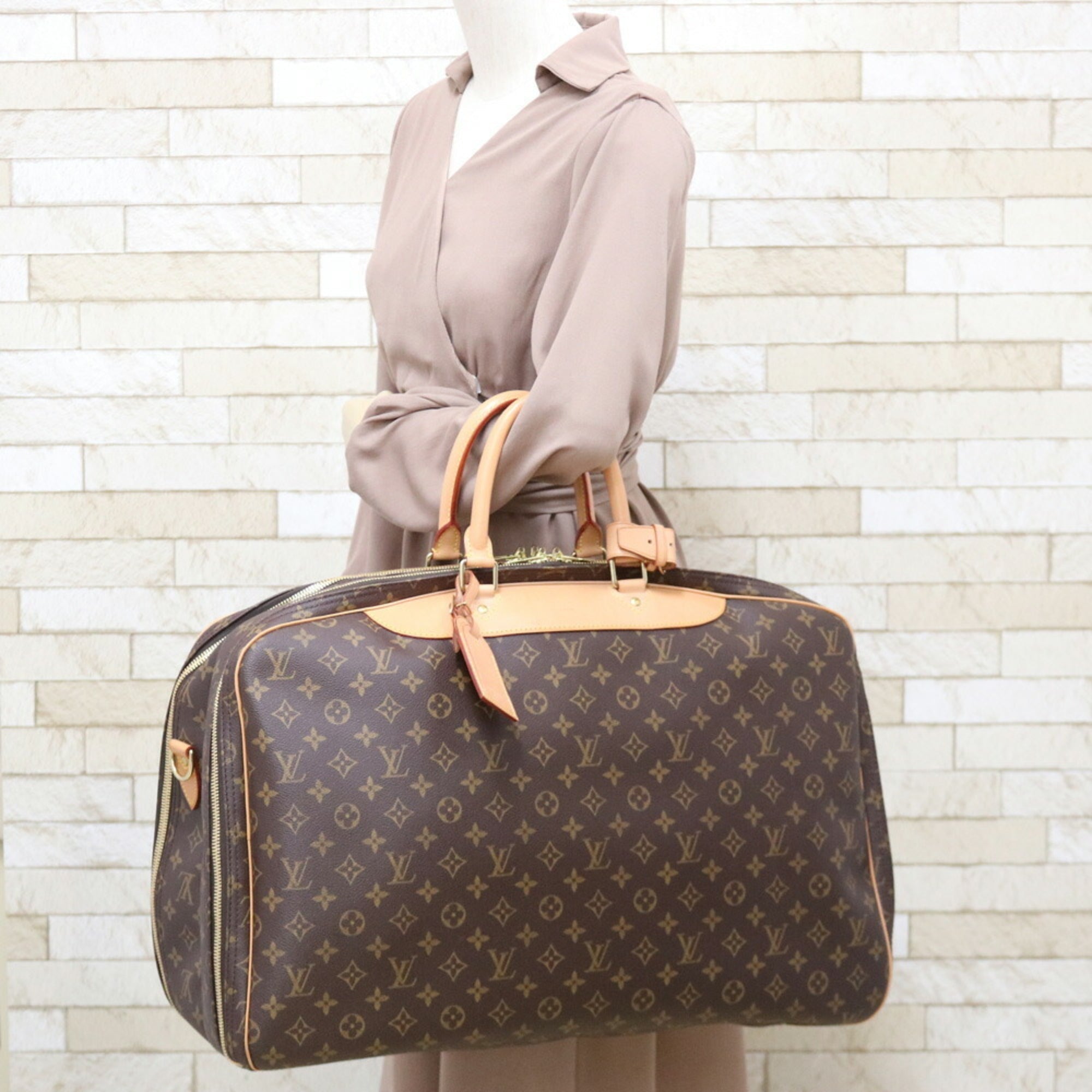 Louis Vuitton Boston Bag Monogram Alize de Poche M41392 Br Women's Men's Canvas