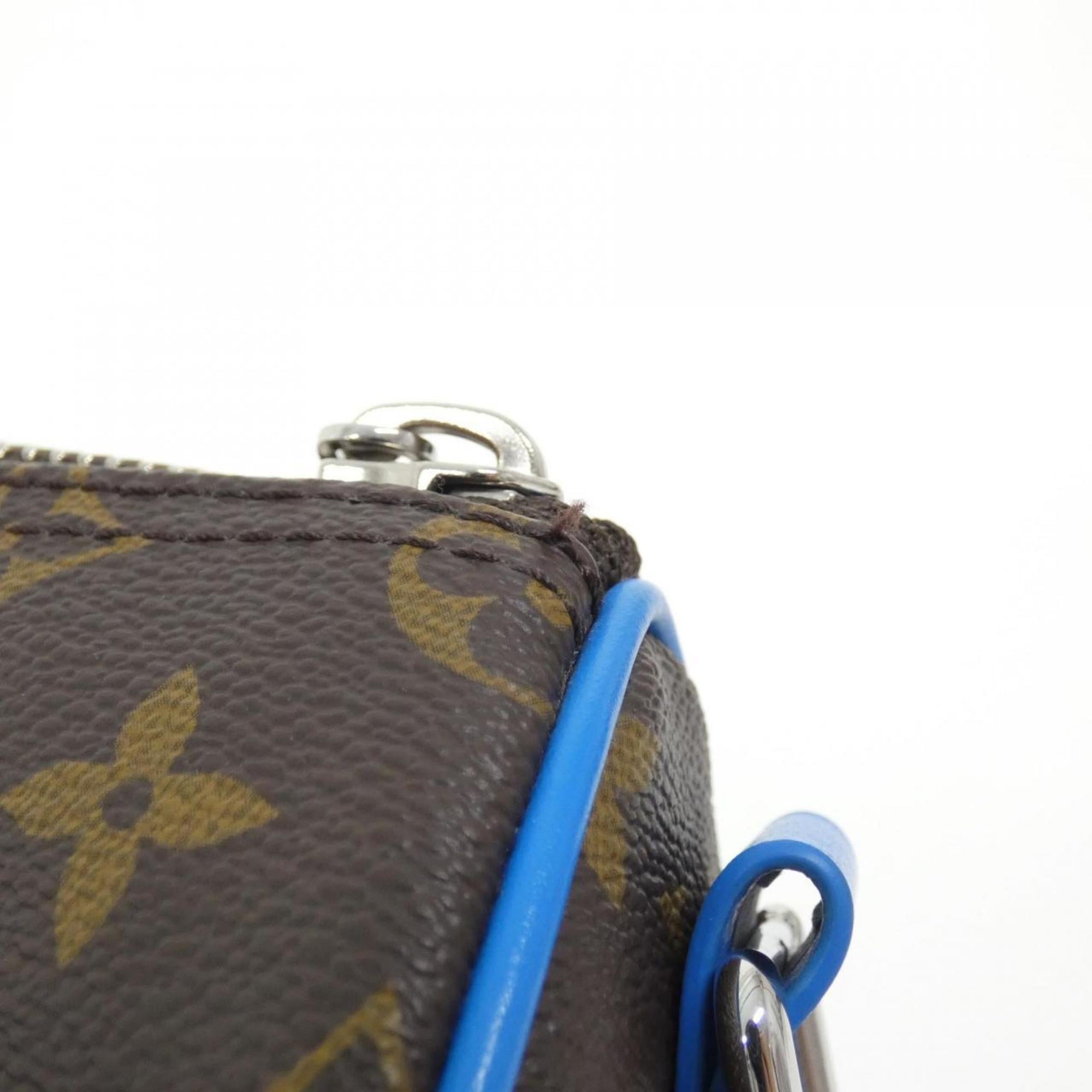 Louis Vuitton Monogram Macassar Marron Coated Canvas Boston Bag