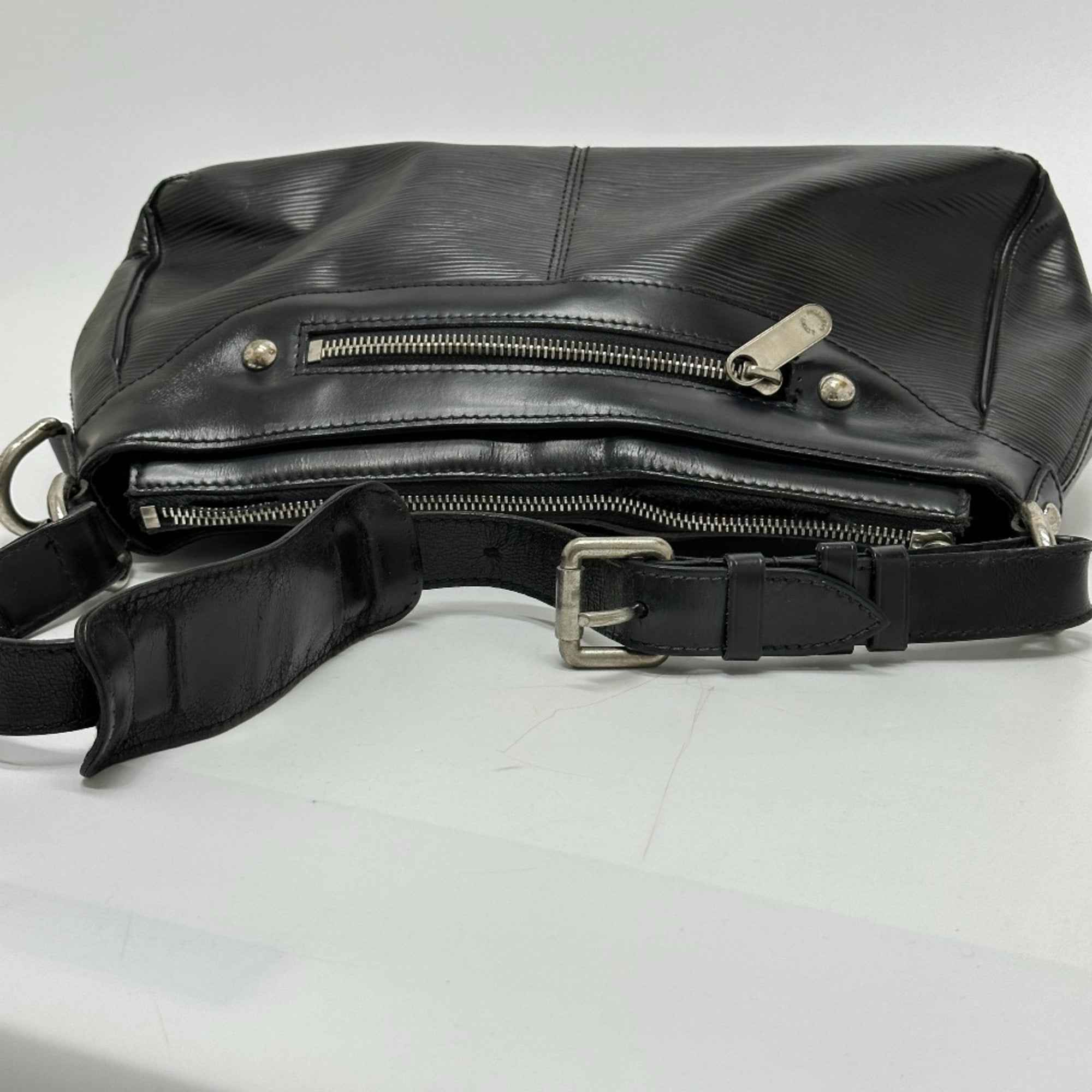 Louis Vuitton Black Leather Handbag