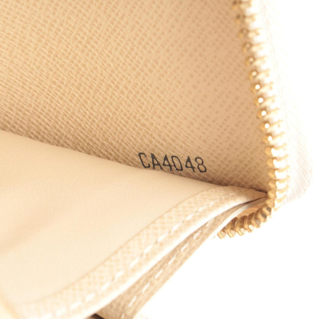 Louis Vuitton Damier Azur White Coated Canvas Long Wallet