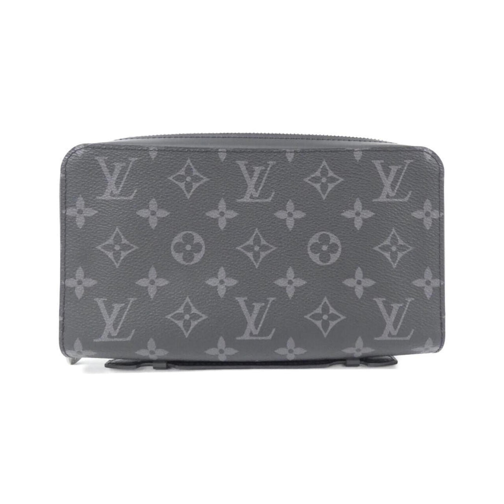 Louis Vuitton Black Coated Canvas Long Wallet