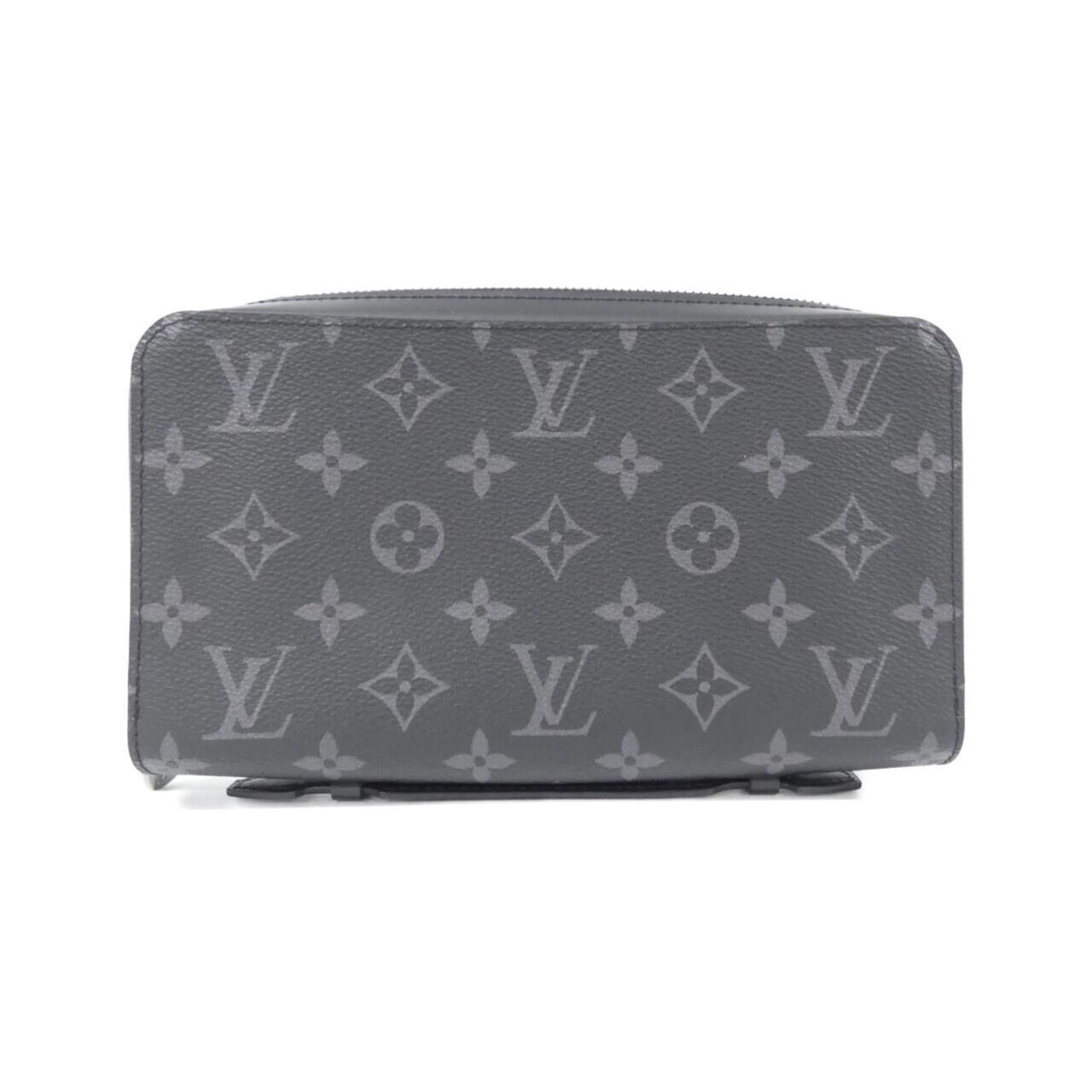 Louis Vuitton Black Coated Canvas Long Wallet