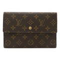 Louis Vuitton Monogram Brown Monogram Long Wallet (Tri-Fold)