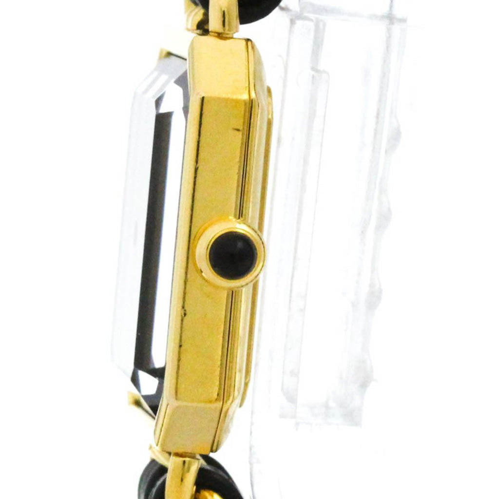 Chanel Premiere Rock Quartz Watch Plated Metal And Leather Watch