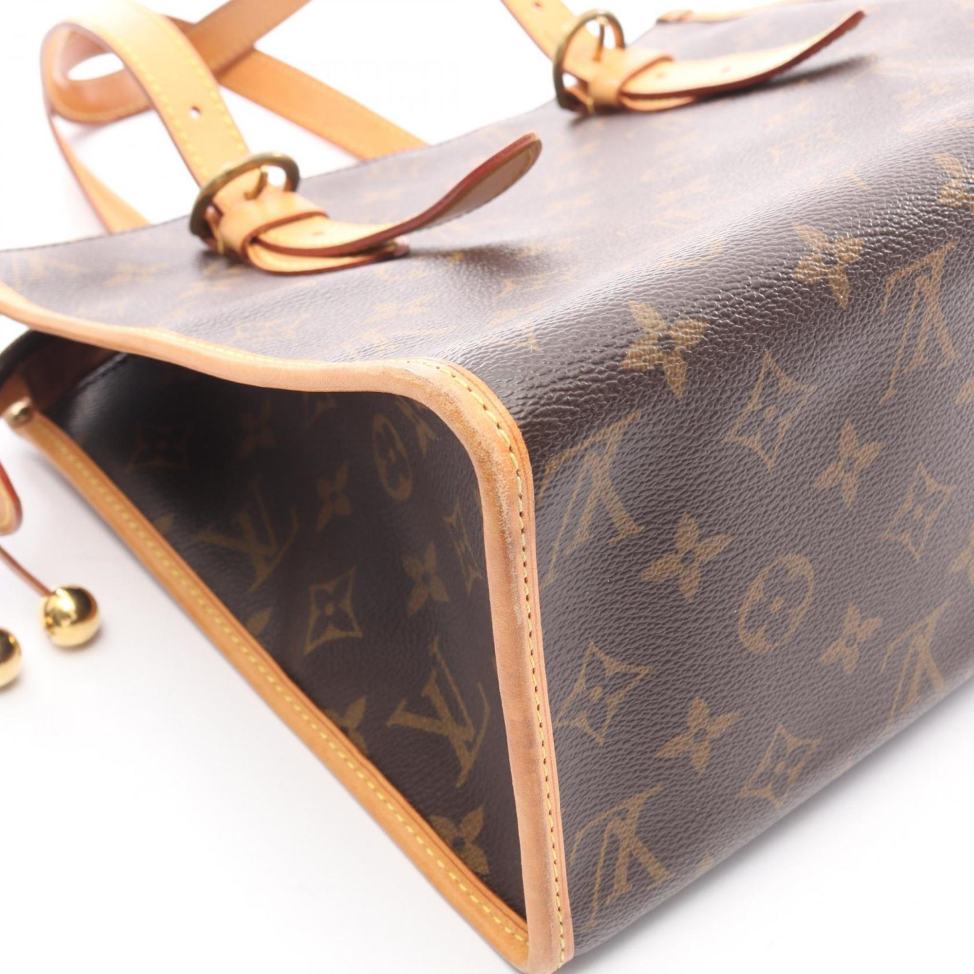 Louis Vuitton Brown Coated Canvas Pvc Monogram Leather Tote Bag