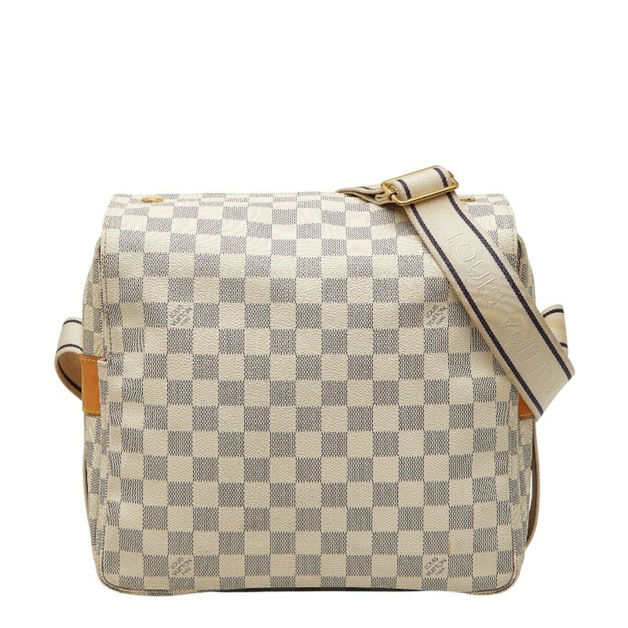 Louis Vuitton White Pvc Leather Shoulder Bag