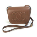 Celine Brown Leather Shoulder Bag