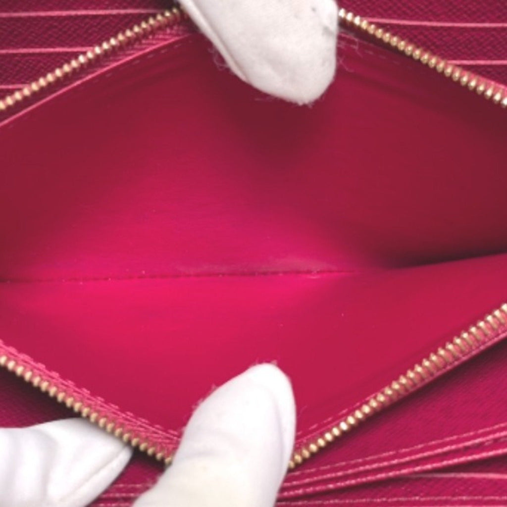 Louis Vuitton Brown Fuchsia Monogram Long Wallet