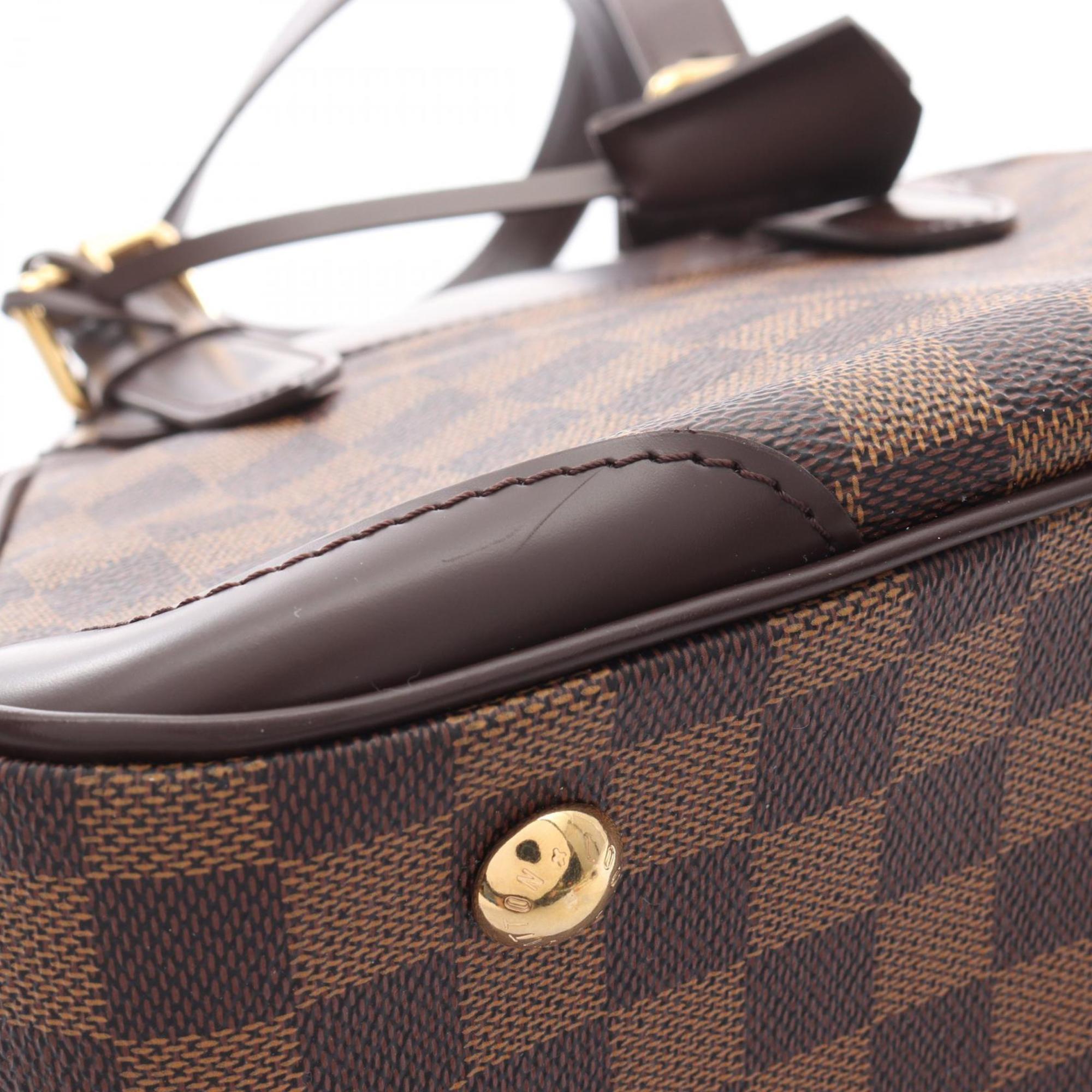 Louis Vuitton Damier Brown Ebene Coated Canvas Leather Shoulder Bag