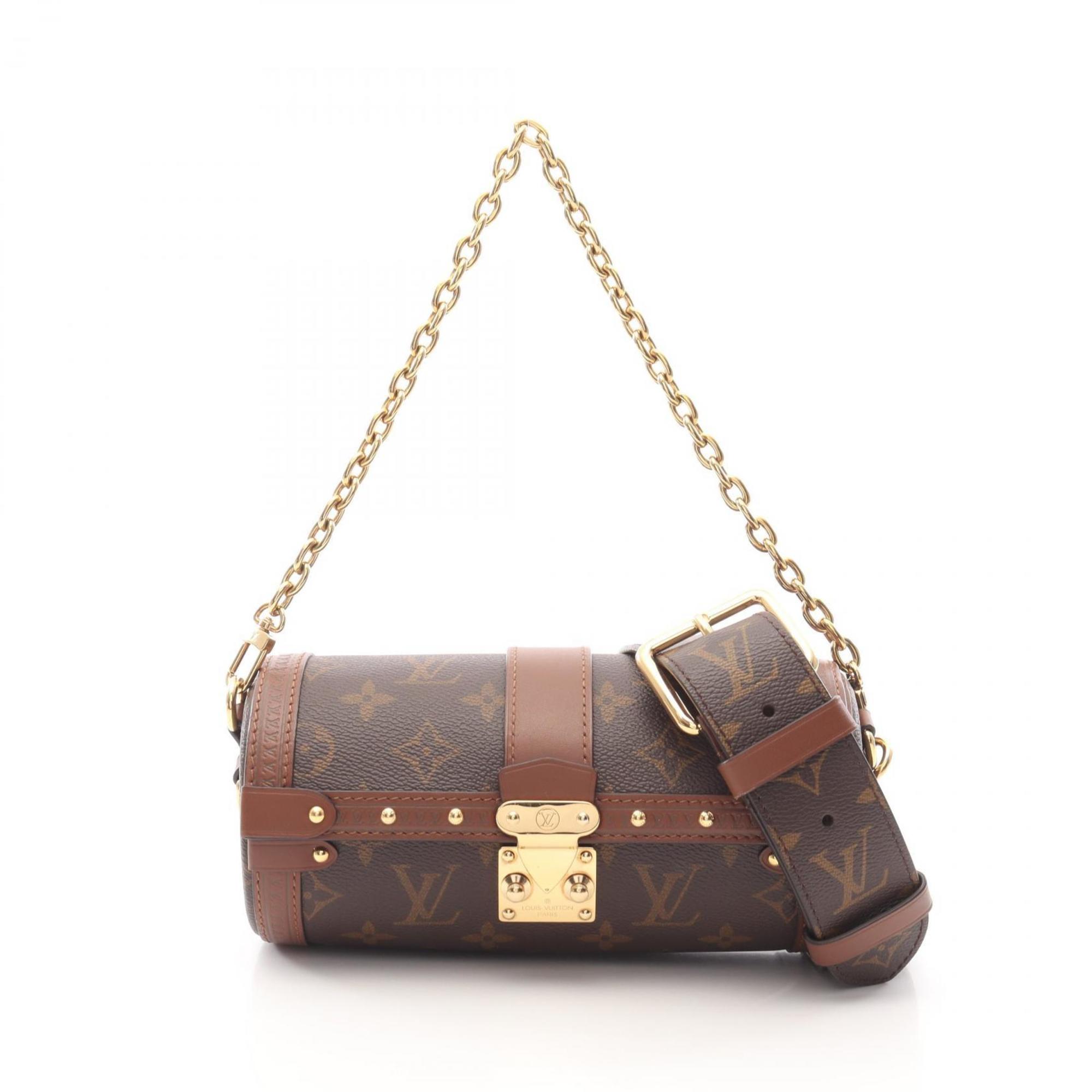 Louis Vuitton Brown Monogram Coated Canvas Handbag