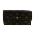 Louis Vuitton Monogram Brown Leather Wallet