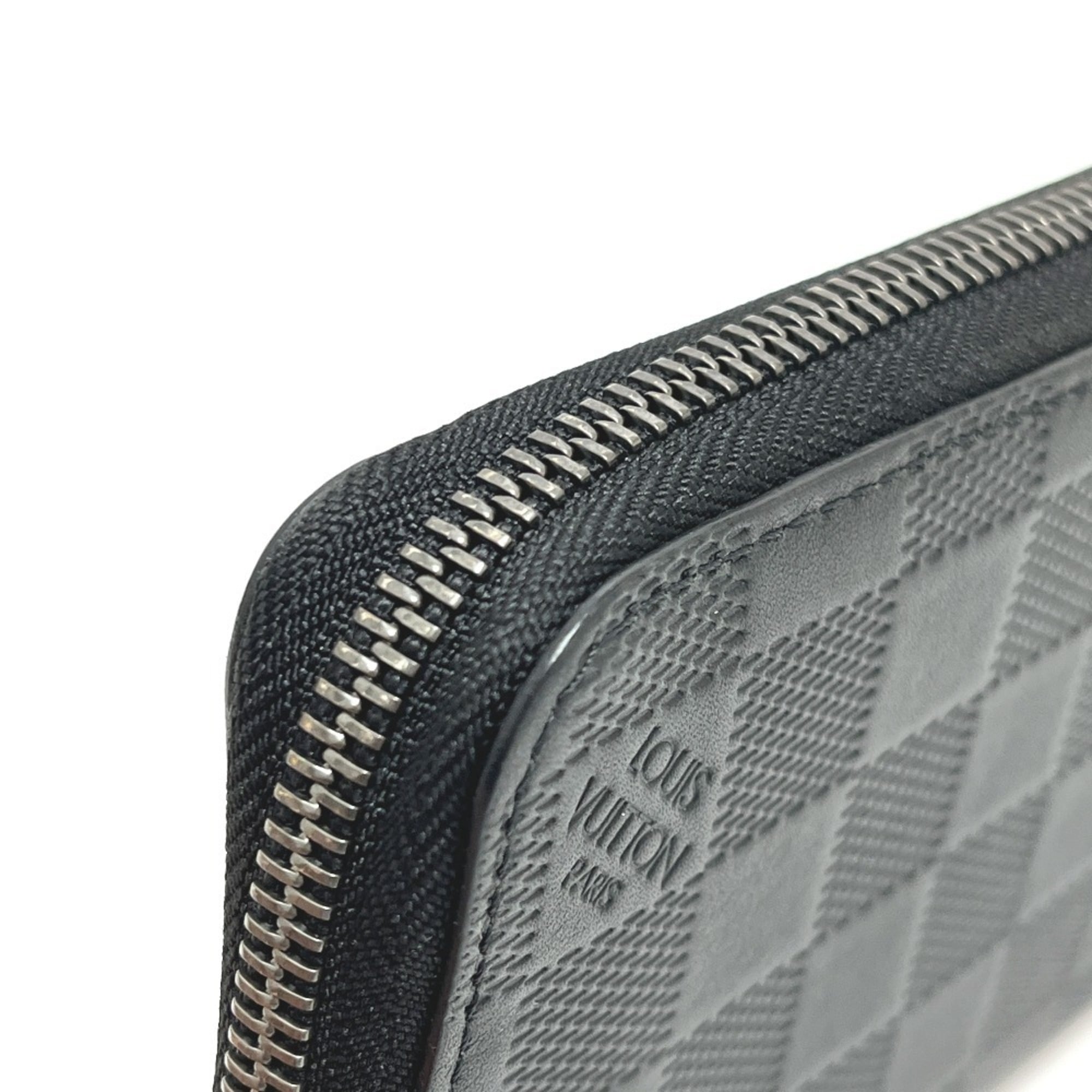 Louis Vuitton Black Damier Infini Long Wallet