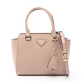 Prada Beige Saffiano Handbag