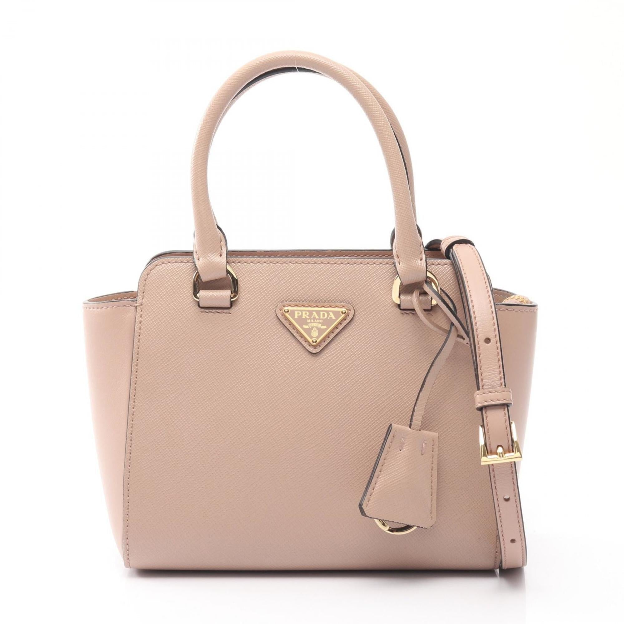 Prada Beige Saffiano Handbag