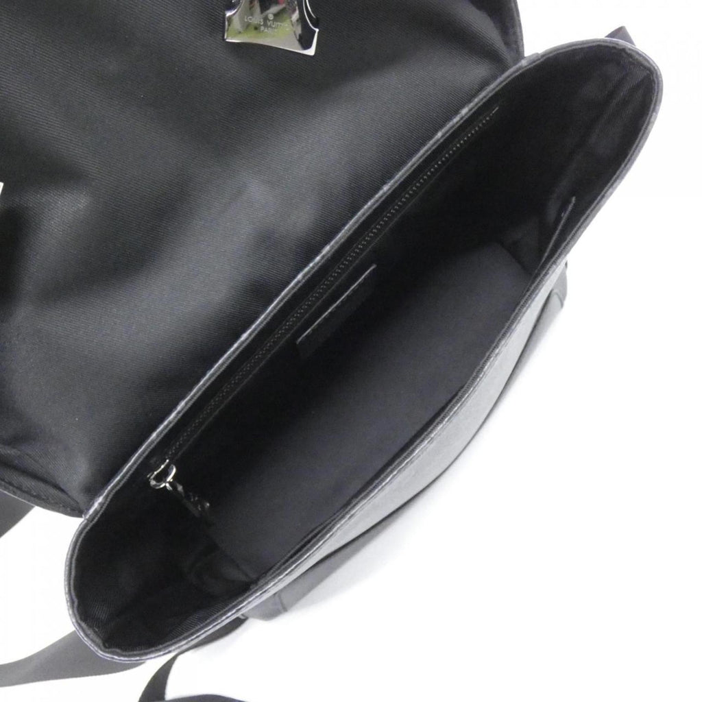 Louis Vuitton Black Coated Canvas Shoulder Bag