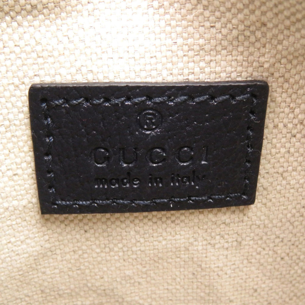 Gucci Navy Red Color Gg Supreme Shoulder Bag (Pre-Owned)