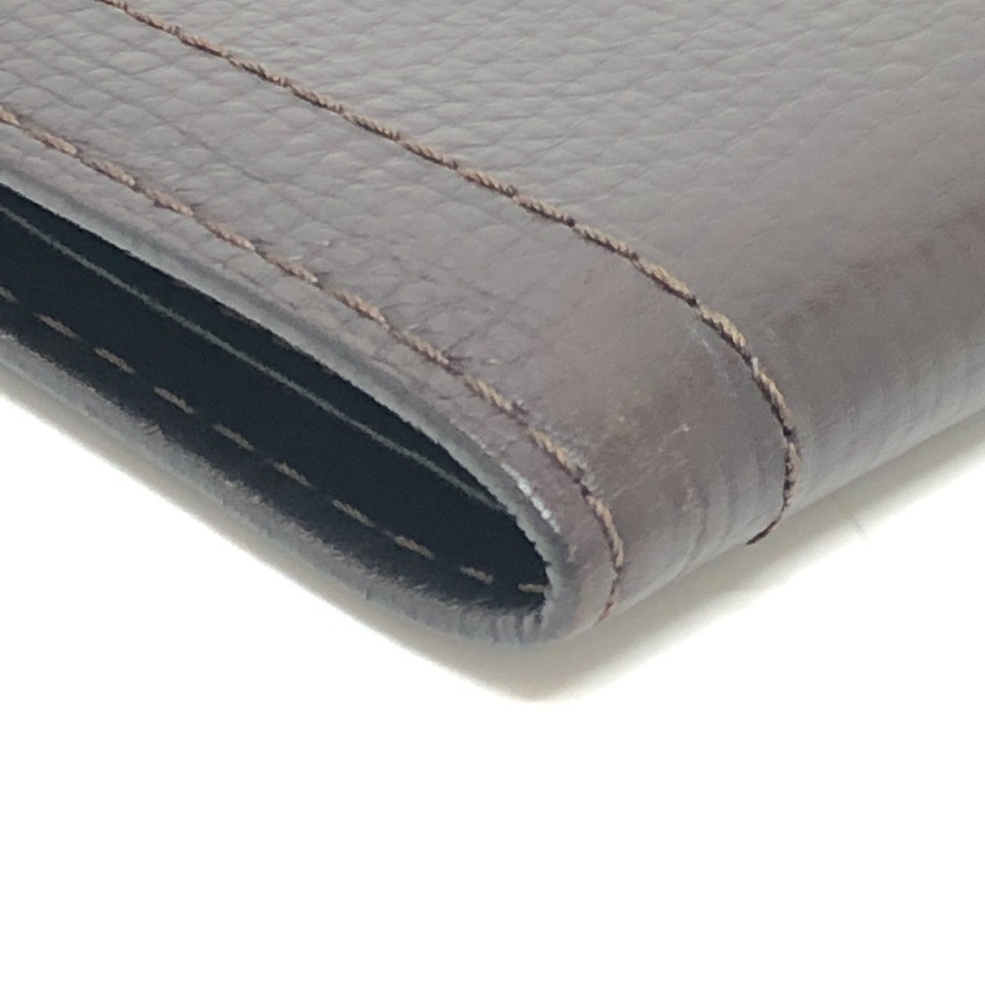 Louis Vuitton Coffee Utah Leather Coin Purse/Coin Case