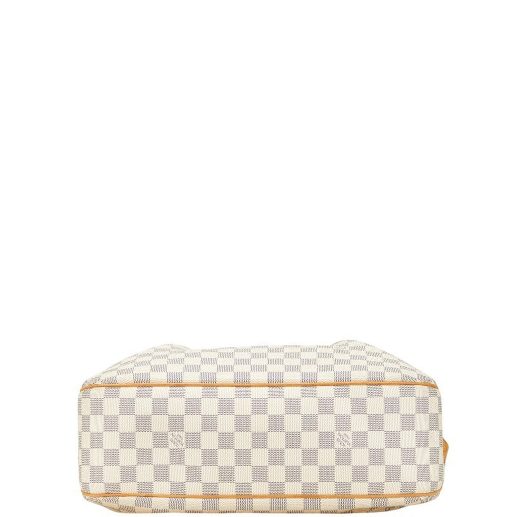 Louis Vuitton Damier Azur White Pvc Leather Shoulder Bag