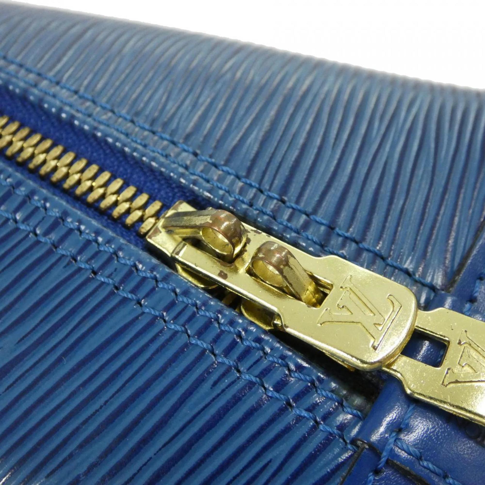 Louis Vuitton Blue Leather Handbag
